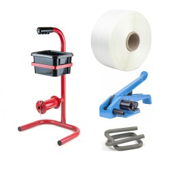 corded polyester strapping kit - ultimate warehouse strapping solution 